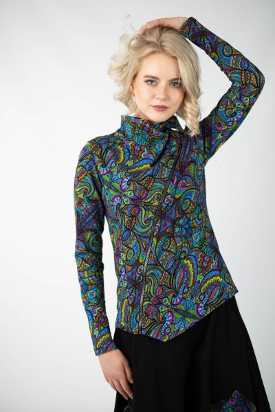 Bluza asymetryczna kolorowa "MIST"