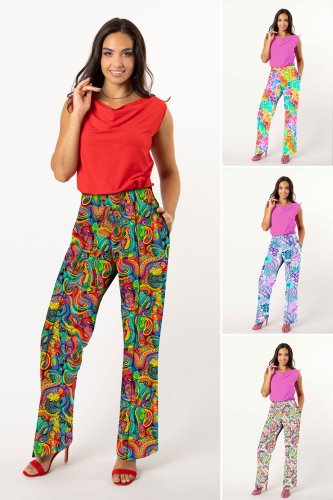 Spodnie szerokie w kant - WZÓR DO WYBORU