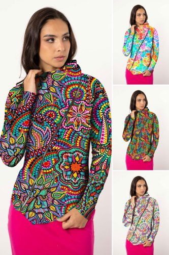 Bluza asymetryczna kolorowa - WZÓR DO WYBORU