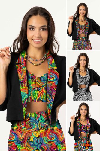 Żakiet luźny czarny - WZÓR DO WYBORU