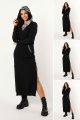 Sukienka czarna, sportowa długa - WZÓR DO WYBORU  
