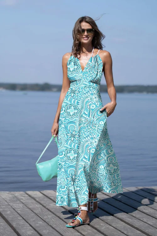 sukienka długa wiązana kolekcja CONFETTI blue marka VIPPI DESIGN.jpg