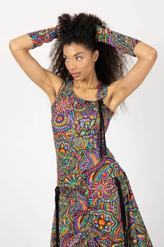 Rękawiczki mitenki długie "CONFETTI"