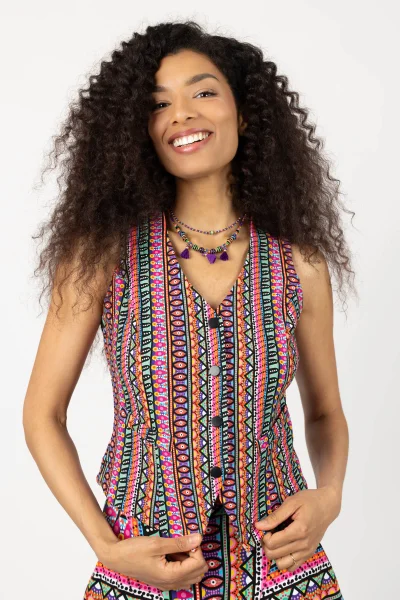 Kamizelka/bluzka "CONFETTI" paski 