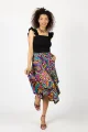 Spódnica midi origami "CONFETTI" duży wzór  