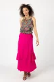 Spódnica długa z falbanami "BASIC"  