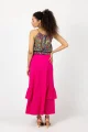 Spódnica długa z falbanami "BASIC"  