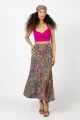 Spódnica długa z rozporkiem "CONFETTI"  