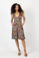 Sukienka wiskozowa na ramiączka "CONFETTI"  