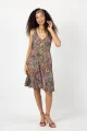 Sukienka wiskozowa na ramiączka "CONFETTI"  