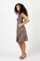 Sukienka wiskozowa na ramiączka "CONFETTI"  