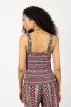 Top na szerokie ramiączka "CONFETTI" paski  
