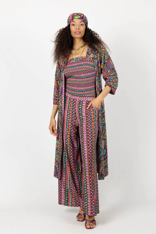 chusta, top długi na szerokich ramiączkach w paski małe i spodnie wiskozowe szerokie w paski duże  i kimono - sukienka kolekcja CONFETTI marka VIPPI DESIGN (9).jpg