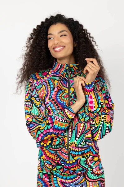 Bluza nietoperz "CONFETTI" duży wzór