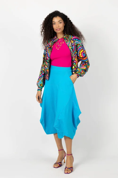 bluza nietoperz duży wzór   kolekcja CONFETTI i spódnica origami  midi niebieska BASIC marka VIPPI DESIGN (2).jpg