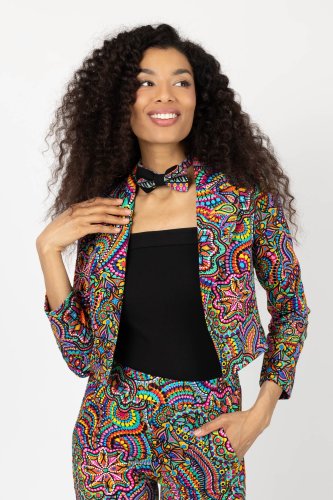 mucha  i żakiet crop kolekcja CONFETTI i bluzka czarna z falbankami na ramiączkach marka VIPPI DESIGN (3).jpg