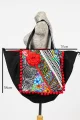 Torba duża "PATCHWORK" czarna  