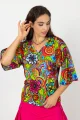 Bluzka wiskozowa kimono dekolt V "DOLCE"   