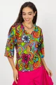 Bluzka wiskozowa kimono dekolt V "DOLCE"   