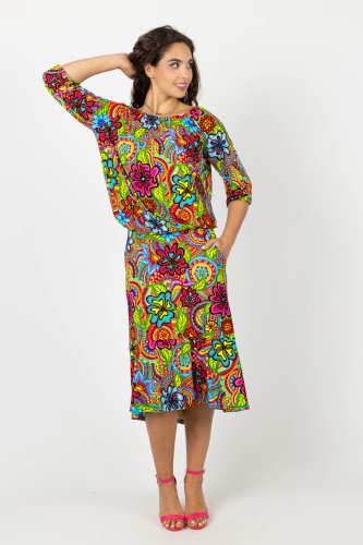 bluzka wiskozowa z dekoltem z gumką I spódnica wiskozowa midi z falbaną   kolekcja DOLCE marka VIPPI DESIGN (12).jpg