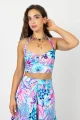 Top wiązany "SAKURA" white  