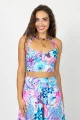 Top wiązany "SAKURA" white  