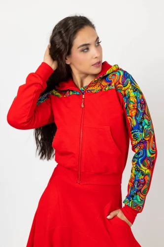 Bluza bomberka, krótka "SEA" multi