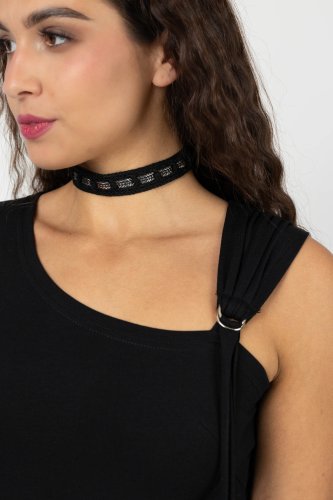 Sukienka czarna  midi z marszczeniami i asymetryczną górą  kolekcja BASIC marka VIPPI DESIGN (18).jpg