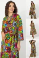 Sukienka wiskozowa midi - kimono "DOLCE"    