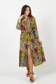 Sukienka wiskozowa midi - kimono "DOLCE"    