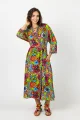 Sukienka wiskozowa midi - kimono "DOLCE"    