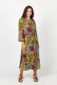 Sukienka wiskozowa midi - kimono "DOLCE"    