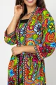 Sukienka wiskozowa midi - kimono "DOLCE"    