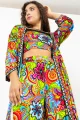 Sukienka wiskozowa midi - kimono "DOLCE"    