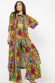 Sukienka wiskozowa midi - kimono "DOLCE"    