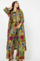 Sukienka wiskozowa midi - kimono "DOLCE"    