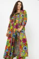 Sukienka wiskozowa midi - kimono "DOLCE"    