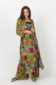 Sukienka wiskozowa midi - kimono "DOLCE"    