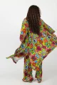 Sukienka wiskozowa midi - kimono "DOLCE"    