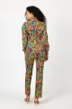 Bluza gorsetowa ze stójką "SEA" multi  