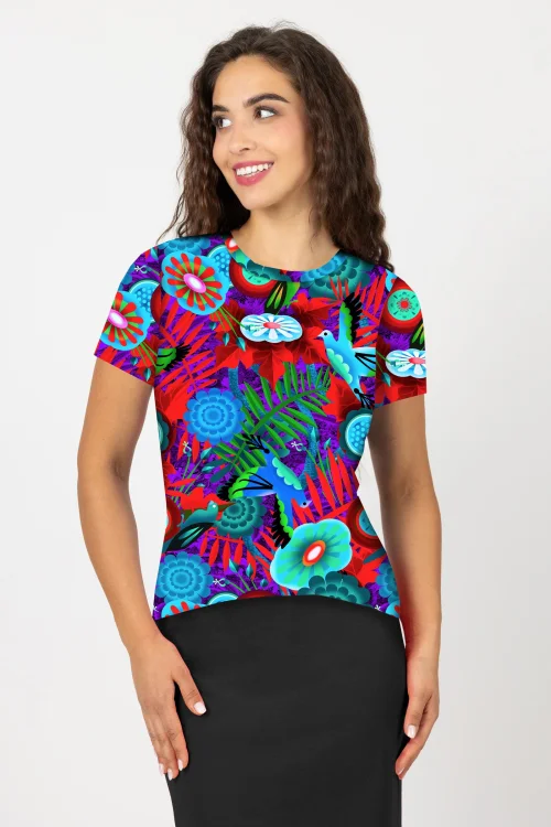 bluzka-krótki-rękaw-klasyczna-dłuzszy-tyl-kolekcja-EDEN-red-marka-vippi-design.jpg