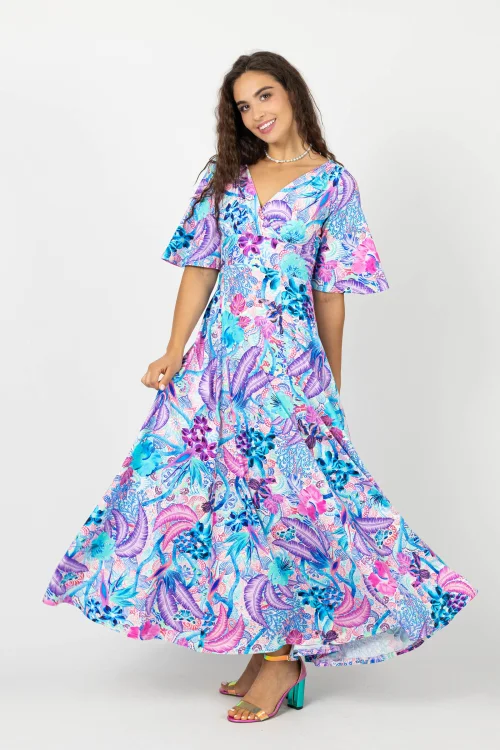 Sukienka długa dekolt rozkloszowana  kolekcja SAKURA white   marka VIPPI DESIGN (9).jpg