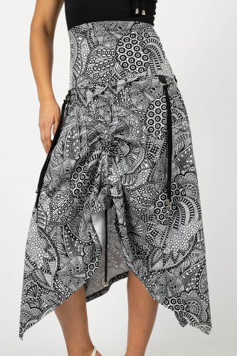 top czarny asymetryczny i spódnica midi z marszczeniami i troczkami kolekcja MAVI whitemarka VIPPI DESIGN (9).jpg