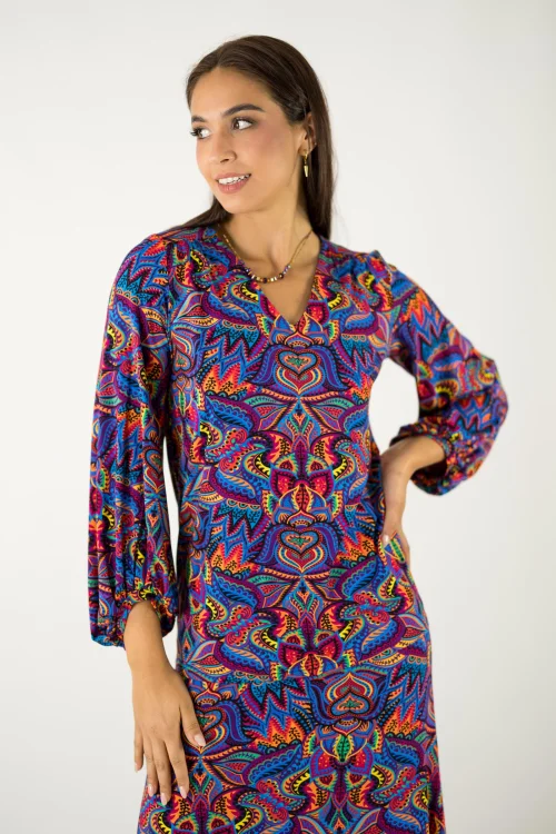 bluzka kolorowa z marszczeniami kolekcja MEXICO violet marka VIPPI design (3).jpg