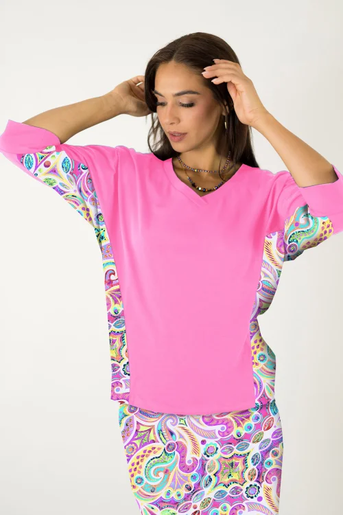 bluzka-różowa--kimonowa-z-kolorowymi-bokami-kolekcja-PARADISE-I-blue-marka-VIPPI-DESIGN.jpg