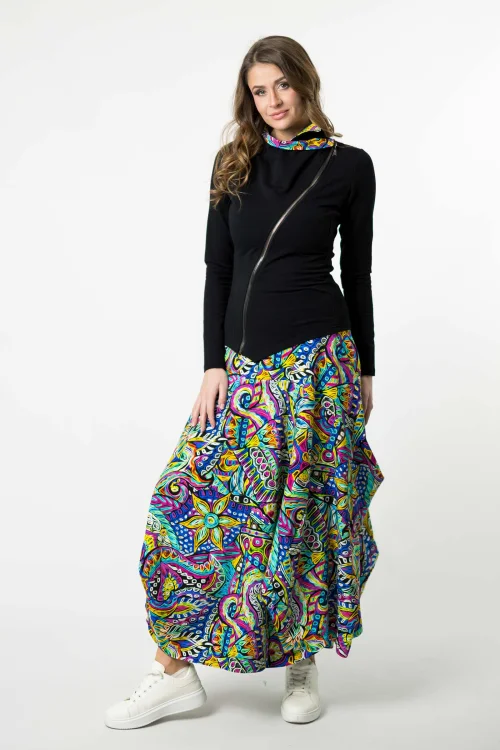 bluza czarna asymetryczna na zamek i spodnica maxi origami kolekcja SALVADOR marka VIPPI DESIGN (3).jpg
