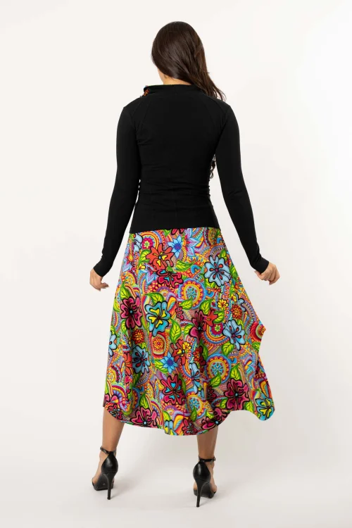 Bluza asymetryczna czarna i spodnica kolorwa midi origami kolekcja DOLCE marka VIPPI DESIGN (5).jpg