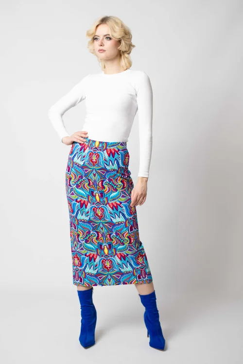 bluzka z dzianiny prążek BASIC i spodnica midi wąska z rozporkiem z tylu kolekcja MEXICO white marka VIPPI DESIGN (8).jpg