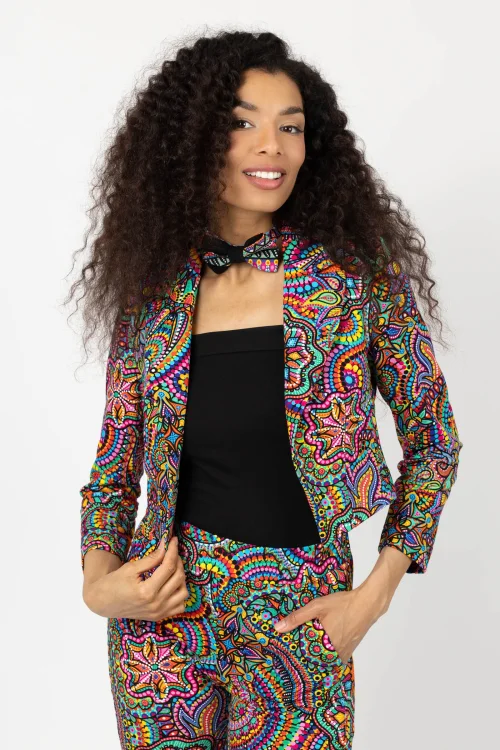 mucha  i żakiet crop kolekcja CONFETTI i bluzka czarna z falbankami na ramiączkach marka VIPPI DESIGN (6).jpg