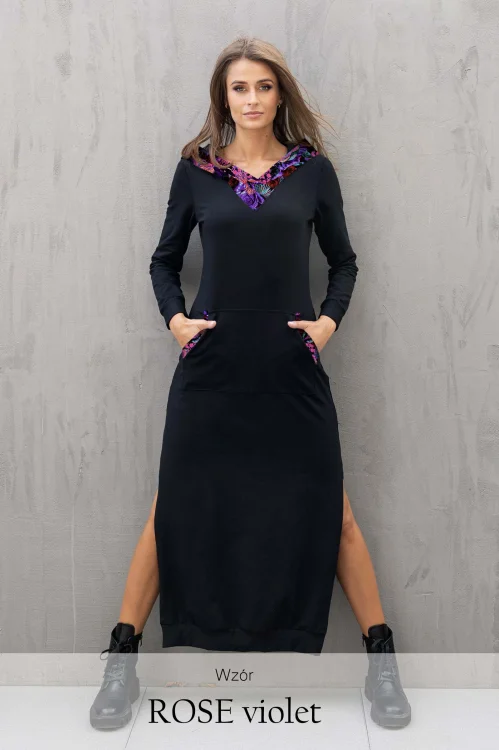 sukienka-długa-czarna-z-kapturem-dekolt-V-kolekcja-ROSE-violet-marka-vippi-design.jpg